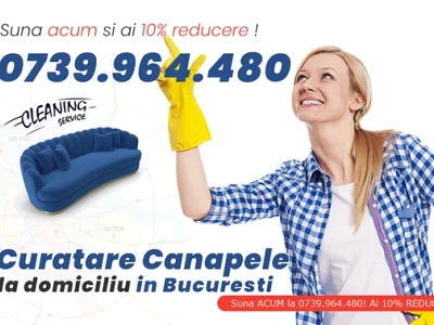 Curatare canapele in Bucuresti